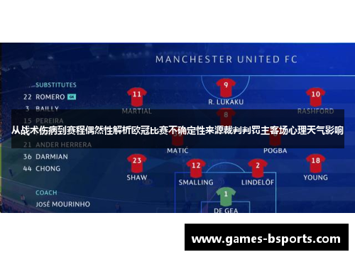 从战术伤病到赛程偶然性解析欧冠比赛不确定性来源裁判判罚主客场心理天气影响